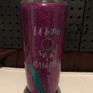 Handmade epoxied tumbler